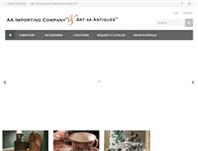 Tablet Screenshot of aaimporting.com